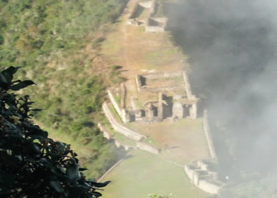 Choquequirao in the Andes Mountains